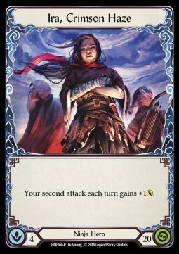 Ira, Crimson Haze (Cold Foil) - Hero Promos