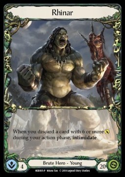 Rhinar (Rainbow Foil) - Hero Promos