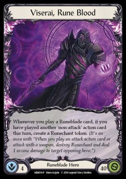Viserai, Rune Blood (Rainbow Foil) - Hero Promos