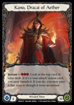 Kano, Dracai of Aether (Rainbow Foil) - Hero Promos