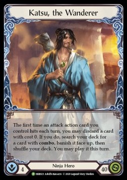 Katsu, the Wanderer (Rainbow Foil) - Hero Promos