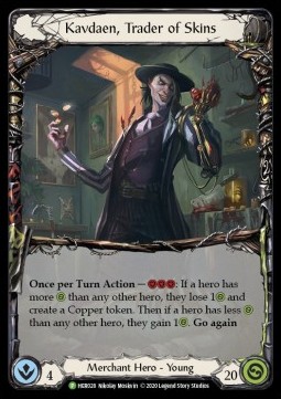 Kavdaen, Trader of Skins (Cold Foil) - Hero Promos