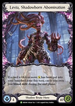 Levia, Shadowborn Abomination (Rainbow Foil) - Hero Promos