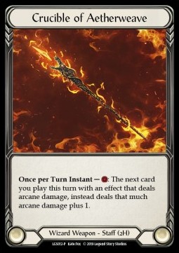 Crucible of Aetherweave (Cold Foil) - LGS Promos