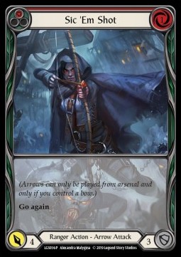 Sic 'Em Shot (Red) (Regular) - LGS Promos