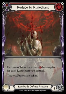 Reduce to Runechant (Red) (Regular) - LGS Promos
