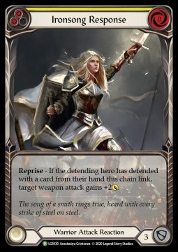 Ironsong Response (Yellow) (Rainbow Foil) - LGS Promos