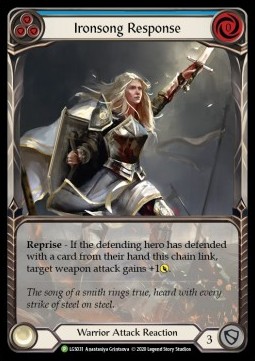 Ironsong Response (Blue) (Rainbow Foil) - LGS Promos