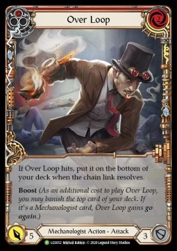 Over Loop (Red) (Rainbow Foil) - LGS Promos