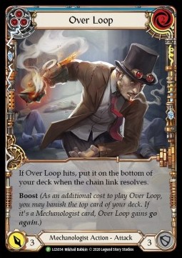 Over Loop (Blue) (Rainbow Foil) - LGS Promos