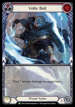 Voltic Bolt (Red) (Rainbow Foil) - LGS Promos