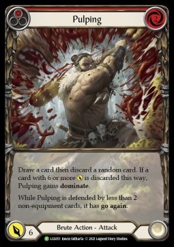 Pulping (Red) (Extended Art Rainbow Foil) - LGS Promos