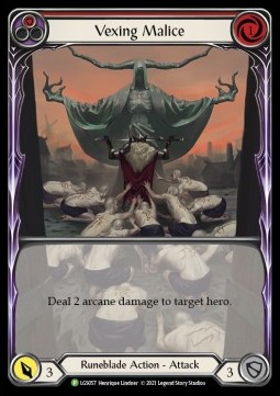 Vexing Malice (Red) (Extended Art Rainbow Foil) - LGS Promos