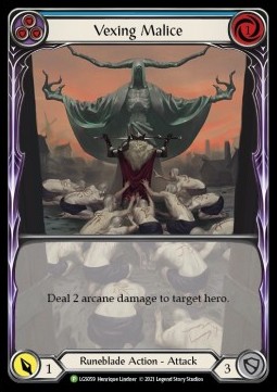 Vexing Malice (Blue) (Extended Art Rainbow Foil) - LGS Promos