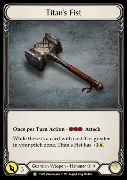 Titan's Fist (Cold Foil) - LGS Promos