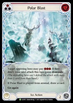 Polar Blast (Red) (Extended Art Rainbow Foil) - LGS Promos