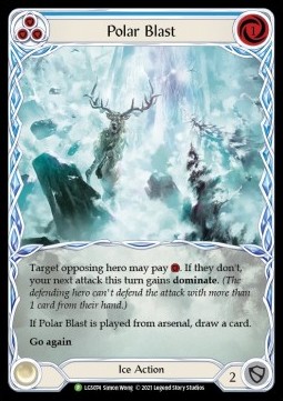 Polar Blast (Blue) (Extended Art Rainbow Foil) - LGS Promos