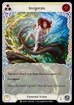 Invigorate (Yellow) (Extended Art Rainbow Foil) - LGS Promos