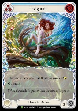 Invigorate (Blue) (Extended Art Rainbow Foil) - LGS Promos
