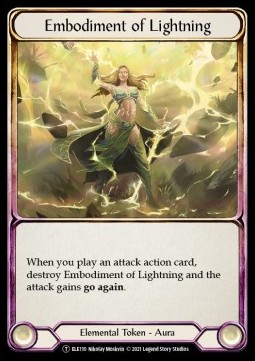 Embodiment of Lightning // Titan's Fist (Regular) - Tales of Aria - Unlimited