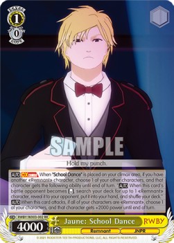 Jaune: School Dance (V.1 - Double Rare) - RWBY