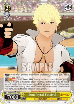 Sun: Vytal Festival - RWBY