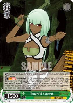 Emerald Sustrai (V.1 - Rare) - RWBY