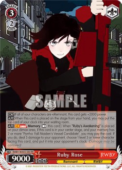 Ruby Rose (V.1 - Double Rare) - RWBY