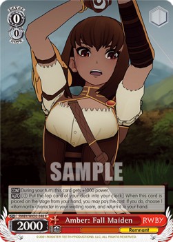 Amber: Fall Maiden (V.1 - Rare) - RWBY