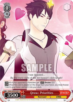 Qrow: Priorities - RWBY