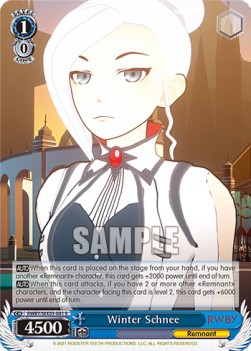 Winter Schnee (V.1 - Rare) - RWBY