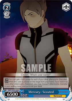 Mercury: Scouted - RWBY