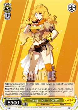 Yang: Team RWBY (V.1 - Promo) - RWBY