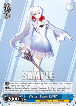 Weiss: Team RWBY (V.1 - Promo) - RWBY