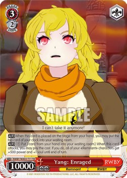 Yang: Enraged (V.1 - Trial Deck) - RWBY