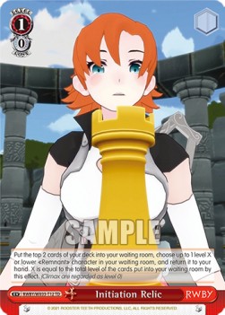 Initiation Relic - RWBY