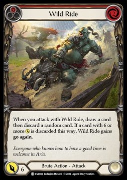 Wild Ride (Red) (Rainbow Foil) - Everfest - First