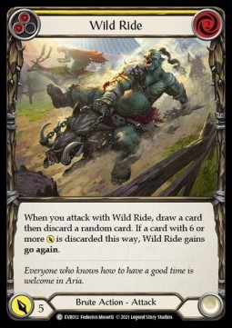 Wild Ride (Yellow) (Rainbow Foil) - Everfest - First