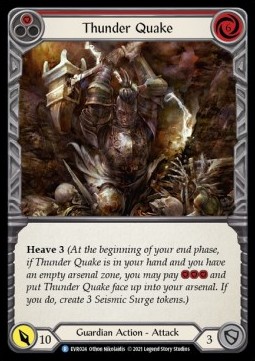 Thunder Quake (Red) (Regular) - Everfest - First