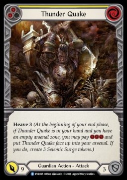 Thunder Quake (Yellow) (Regular) - Everfest - First