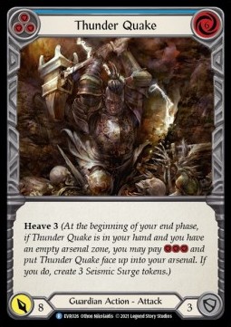 Thunder Quake (Blue) (Regular) - Everfest - First
