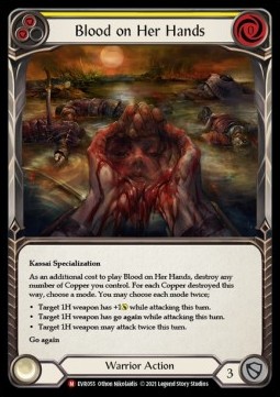 Blood on Her Hands (Regular) - Everfest - First