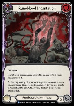 Runeblood Incantation (Red) (Regular) - Everfest - First