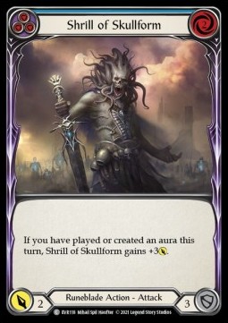 Shrill of Skullform (Blue) (Regular) - Everfest - First