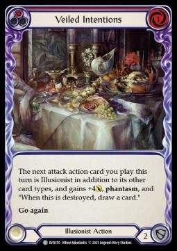 Veiled Intentions (Red) (Rainbow Foil) - Everfest - First