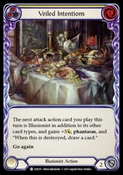 Veiled Intentions (Yellow) (Rainbow Foil) - Everfest - First