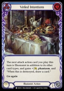 Veiled Intentions (Blue) (Rainbow Foil) - Everfest - First