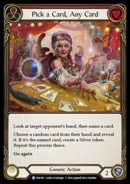 Pick a Card, Any Card (Red) (Regular) - Everfest - First