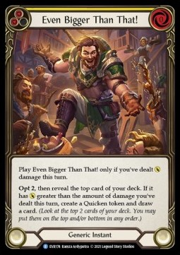 Even Bigger Than That! (Yellow) (Regular) - Everfest - First