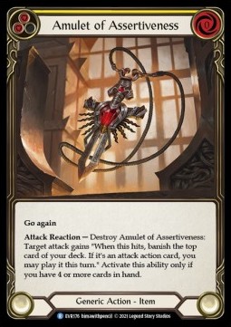 Amulet of Assertiveness (Regular) - Everfest - First